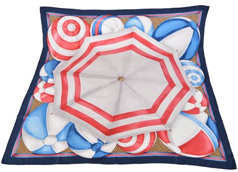 gucci parasol and beach ball scarf|gucci silk neck handbags.